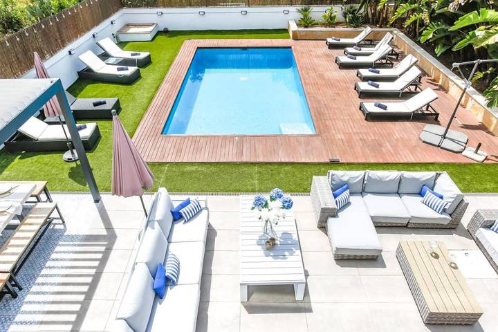 Casa rural para 20 personas, con jardín además de piscina y vistas en San Pedro de Ribas - 2
