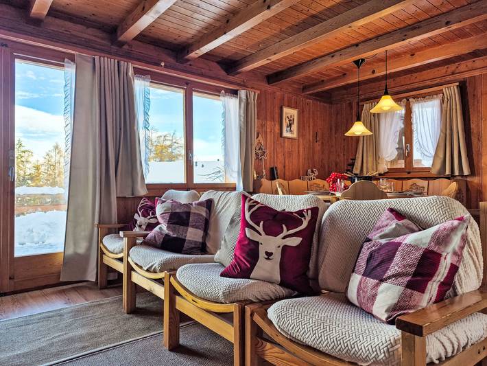 Ferienhaus für 6 Personen, mit Balkon und Garten in Nendaz - 3