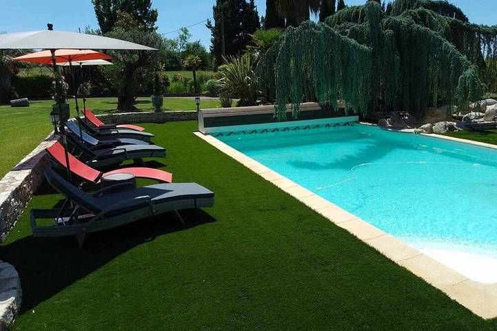 Maison de vacances pour 15 personnes, avec jacuzzi et jardin, animaux acceptés à Boisset-et-Gaujac