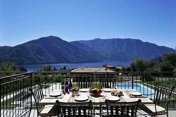 Gîte pour 4 personnes, avec vue sur le lac ainsi que piscine et terrasse dans Tremezzo