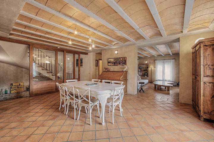 Vacation Home 'Masia Els Nocs' with Mountain Views, Wi-Fi, and Air Conditioning in Jorba, Barcelona Inland