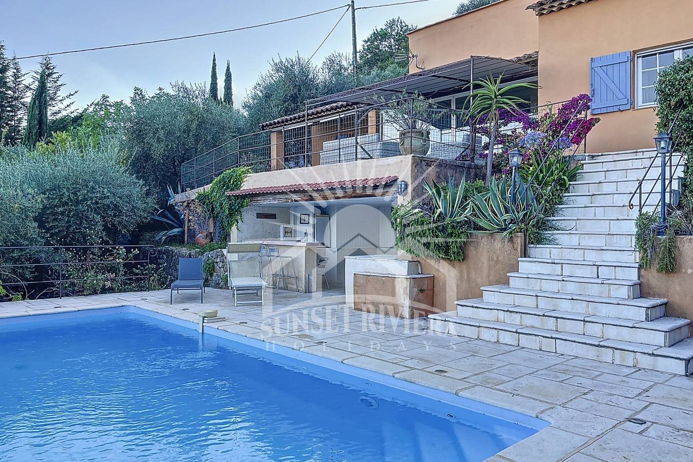 Villa für 6 Personen mit Balkon in Grasse, Cannes und Umgebung