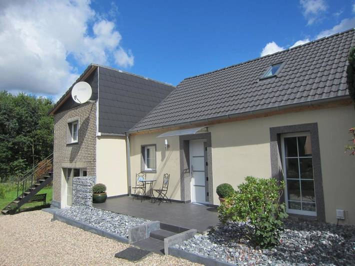 Ferienwohnung für 3 Personen, mit Terrasse und Garten sowie Ausblick in Selm