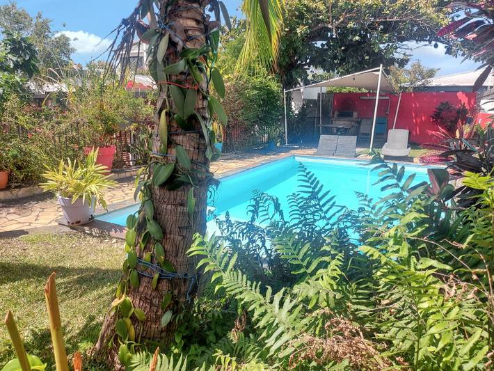 Ferienhaus für 2 Personen, mit Pool und Terrasse sowie Garten in La Réunion
