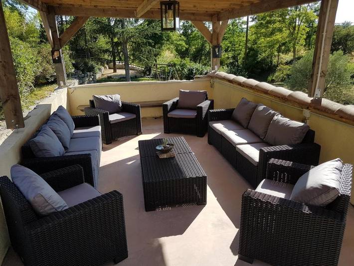 Chambre d’hôte pour 2 personnes, avec jardin ainsi que piscine et vue à Grospierres - 2
