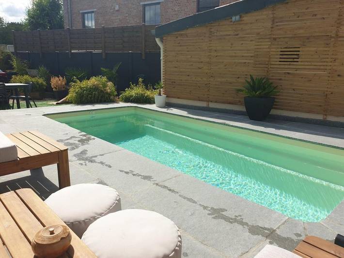 Maison de vacances pour 6 personnes, avec jardin et piscine