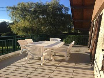 Gîte pour 8 personnes, avec terrasse et jardin, animaux acceptés à Gerbépal