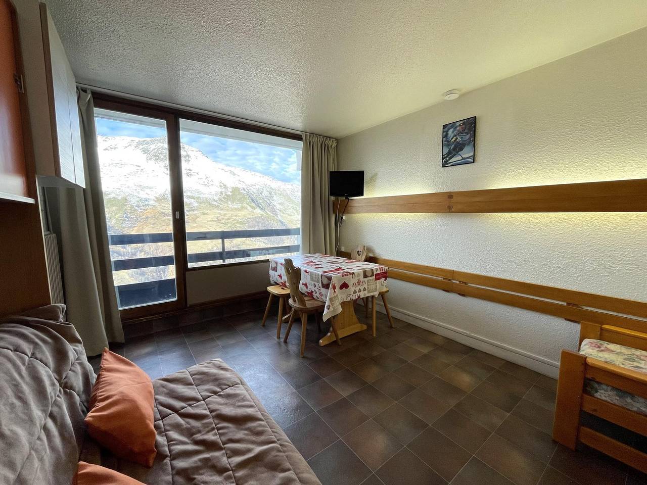 Ganzes Studio, Studio mit Balkon und Badewanne direkt an den Pisten in Les Menuires, Saint-Martin-de-Belleville