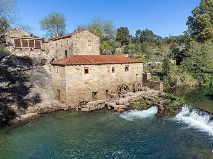 Location de vacances pour 4 personnes, avec Vue sur l’océan et Jardin dans Vilar de Mouros