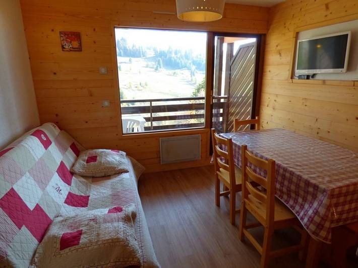 Chalet pour 5 personnes, avec balcon à Le Grand-Bornand