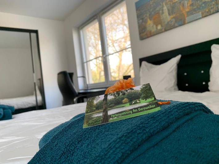 Ferienwohnung für 4 Personen, mit Seeblick und Ausblick in Mönchengladbach