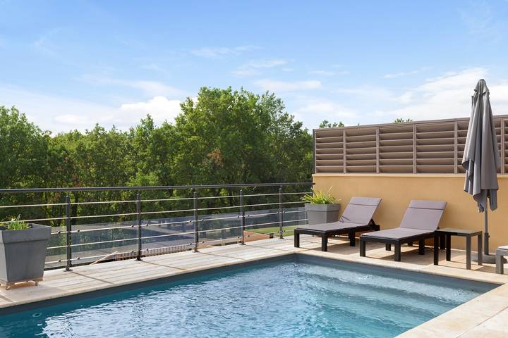 Cottage 'Gîte La Bergerie' avec piscine privée, Wi-Fi et climatisation in Saint-Geniès, Périgord Noir