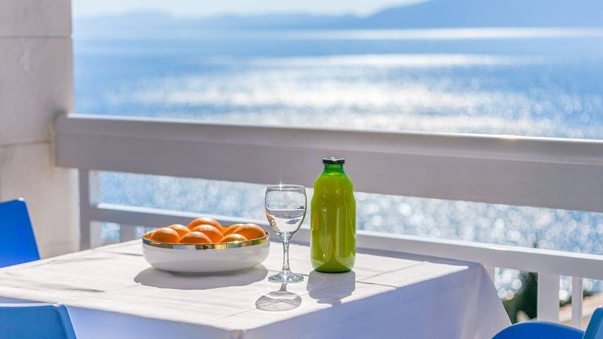 Studio dla 3 osób, z taras i widok w Podaca