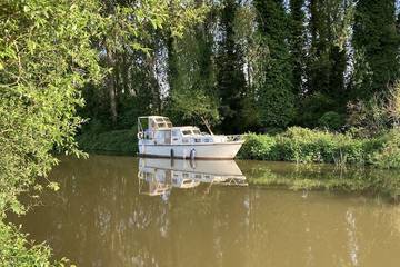Hausboot für 4 Personen, mit Garten in England