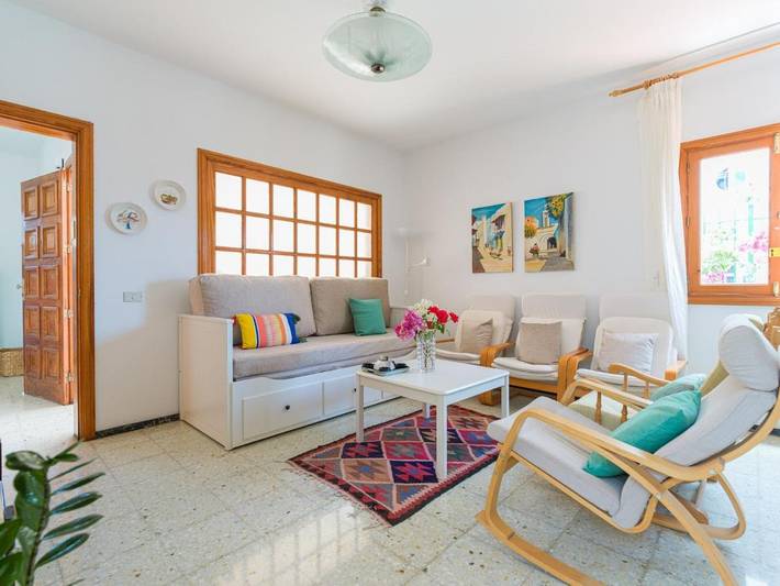 Casa rural para 6 personas, con balcón y jardín en Agaete