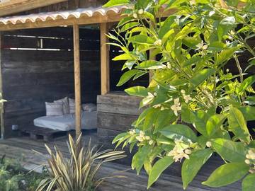 Chambre d’hôte pour 4 personnes, avec jardin dans Le Mung