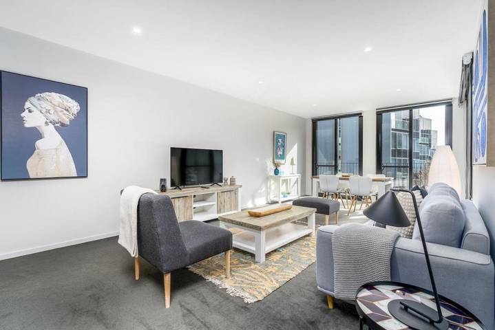 Appartement de vacances pour 2 personnes, avec balcon ainsi que vue et vue sur le lac