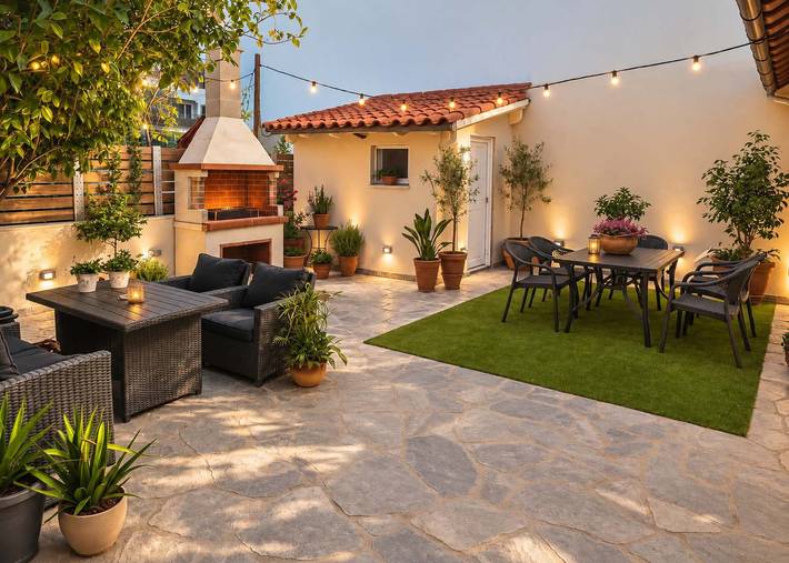 Apartamento de vacaciones para 4 personas, con jardín, Se admiten mascotas - 1