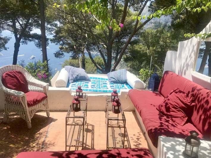 Villa voor 6 personen, met balkon en uitzicht in Capri