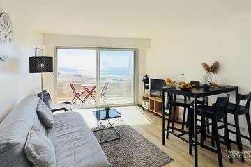 Gîte pour 3 personnes, avec balcon dans Merlimont Plage