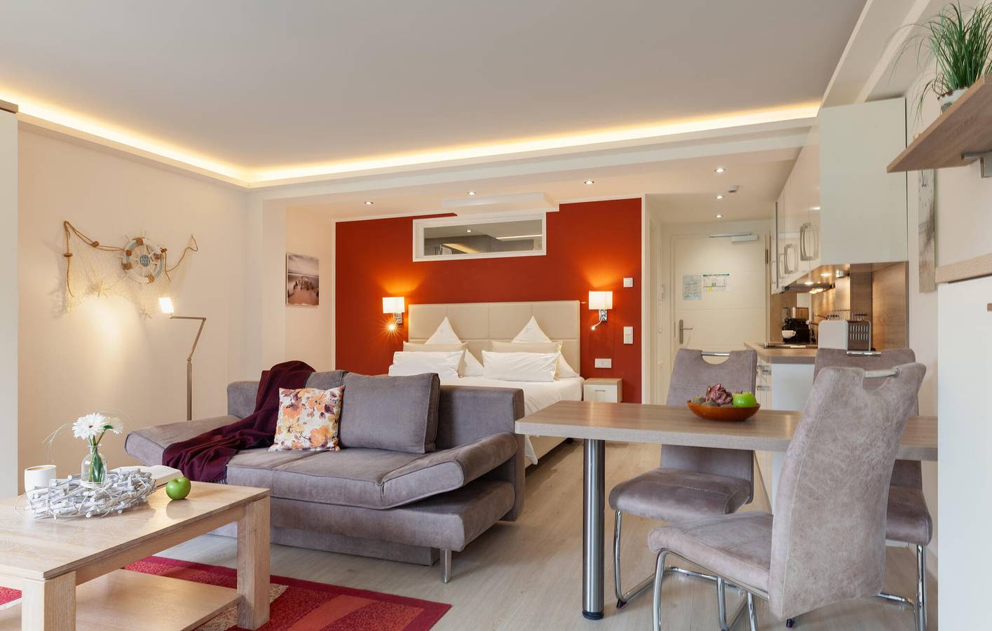Ganze Ferienwohnung, Gemütliche Binzer Wohnung mit Terrasse und TV - 600m zum Strand in Strand Prora, Binz