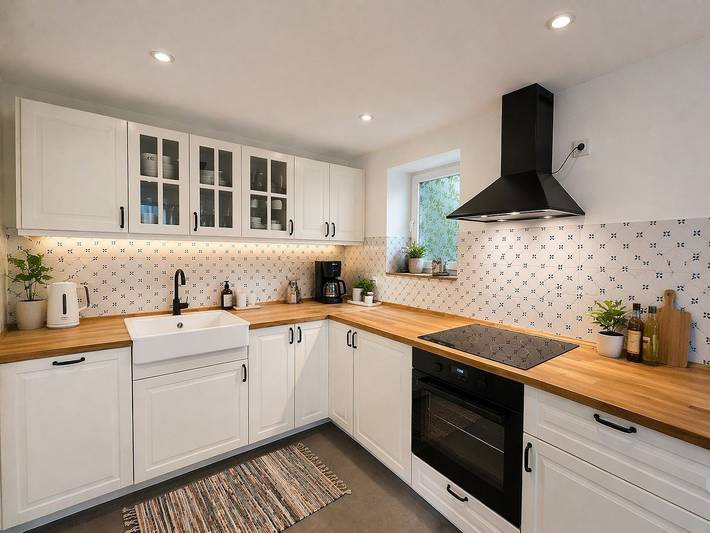 Ferienhaus für 4 Personen, mit Terrasse und Seeblick sowie Ausblick in Rieden - 3