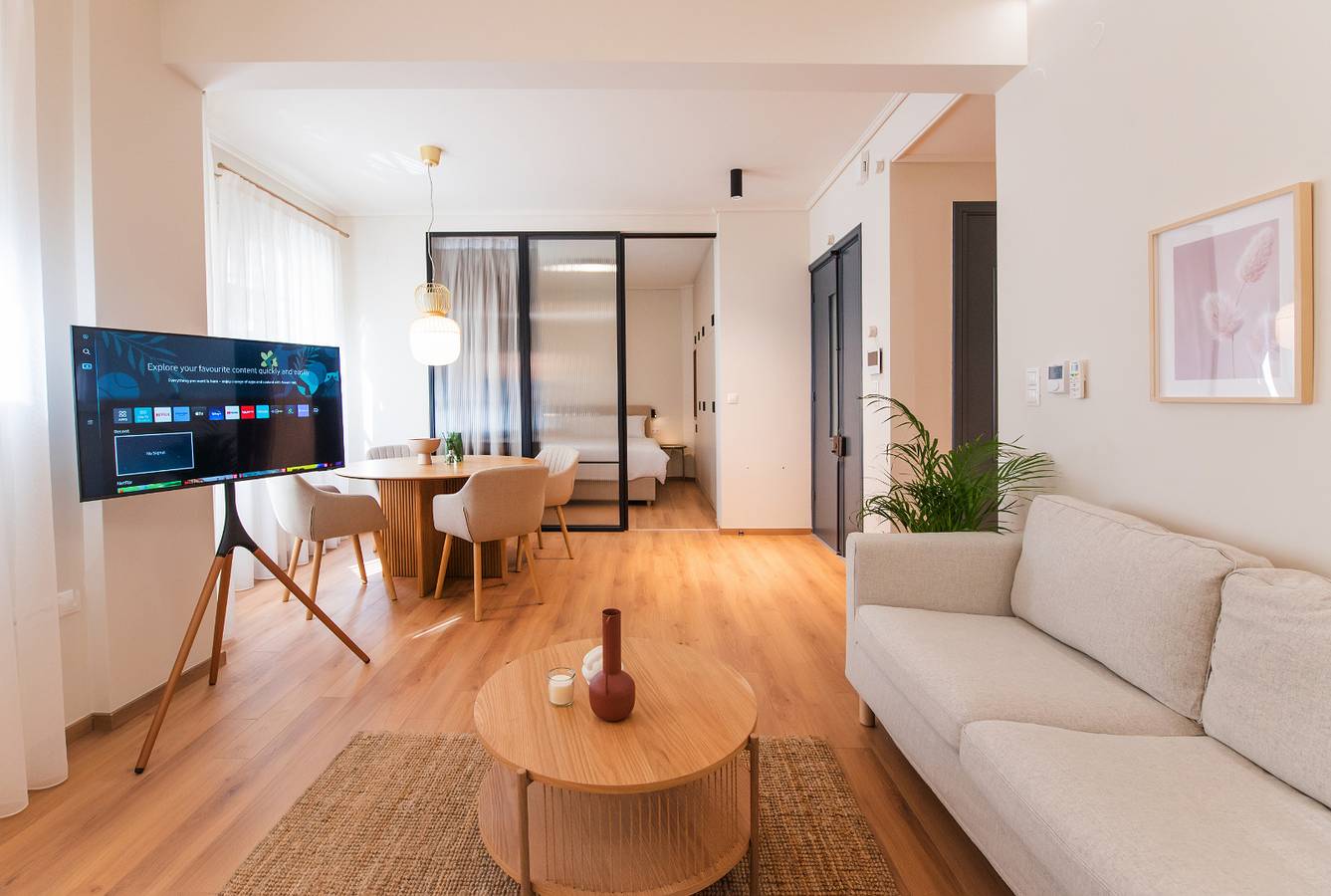 Cały apartament, White Lotus: One bedroom apartment in Saloniki region