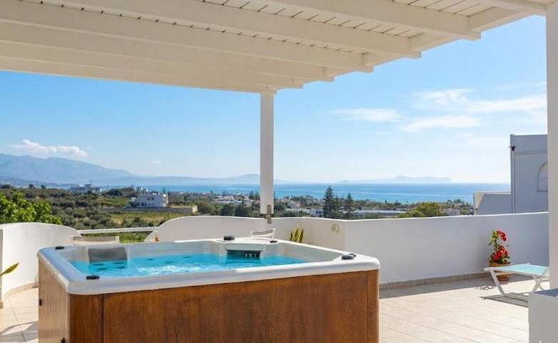 Appartement de vacances pour 2 personnes, avec Balcon et Jacuzzi ainsi que Terrasse et Jardin