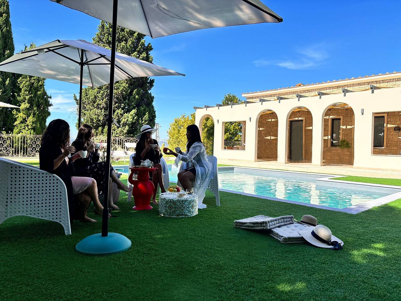 Maison de vacances 'In Villa Con Piscina' avec piscine partagée, Wi-Fi et climatisation in Stroncone, Province de Terni