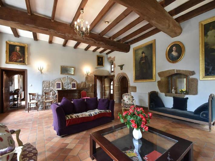 Location de vacances pour 14 personnes, avec jardin ainsi que terrasse et piscine à Plourin-lès-Morlaix - 2