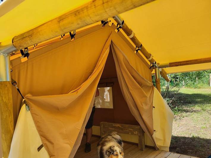 Camping Le Val de Cesse - Zelt 2 personen - Bivouac-Eskapade in Mirepeisset, Mittelmeerküste (Frankreich)