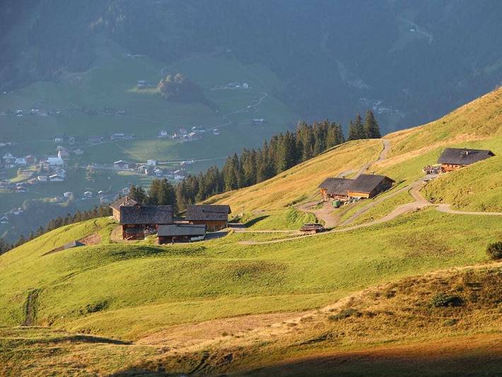 Schi-Berghütte Garmilhütte in Sonntag, Lechquellengebirge
