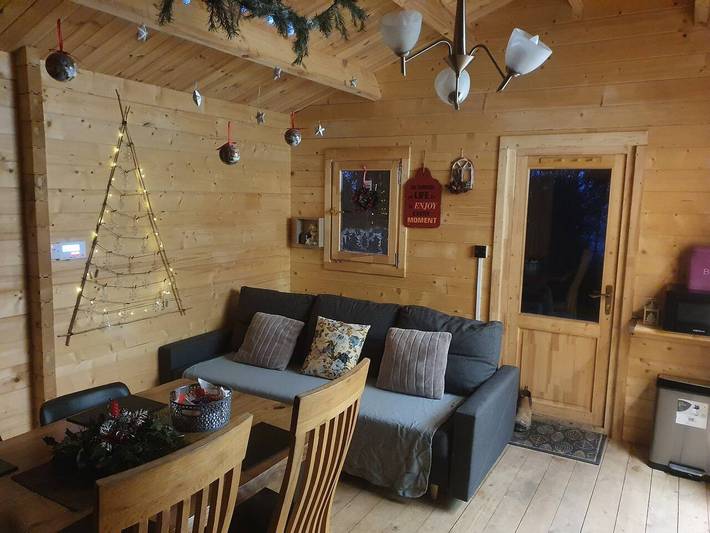 Log cabin for 6 people, with garden and terrace, with pets in Ireland