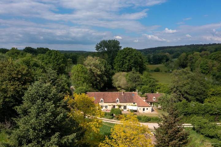 Maison de vacances pour 4 personnes, avec vue sur le lac ainsi que jardin et vue dans Orne