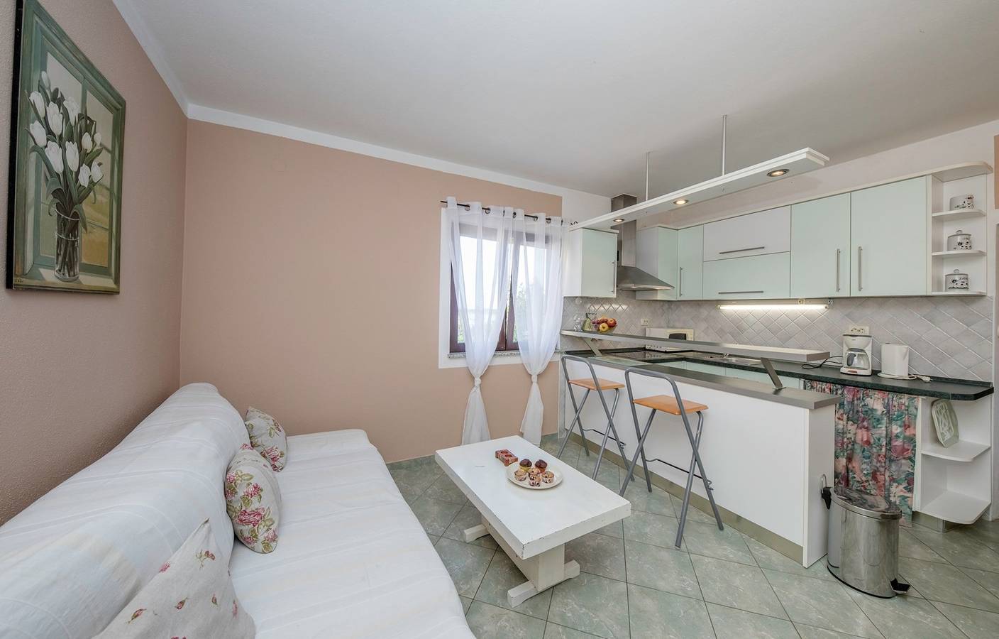 Ganze Wohnung, Apartment mit einem Schlafzimmer Debelic A2 in Plaža Banjol, Barbat na Rabu
