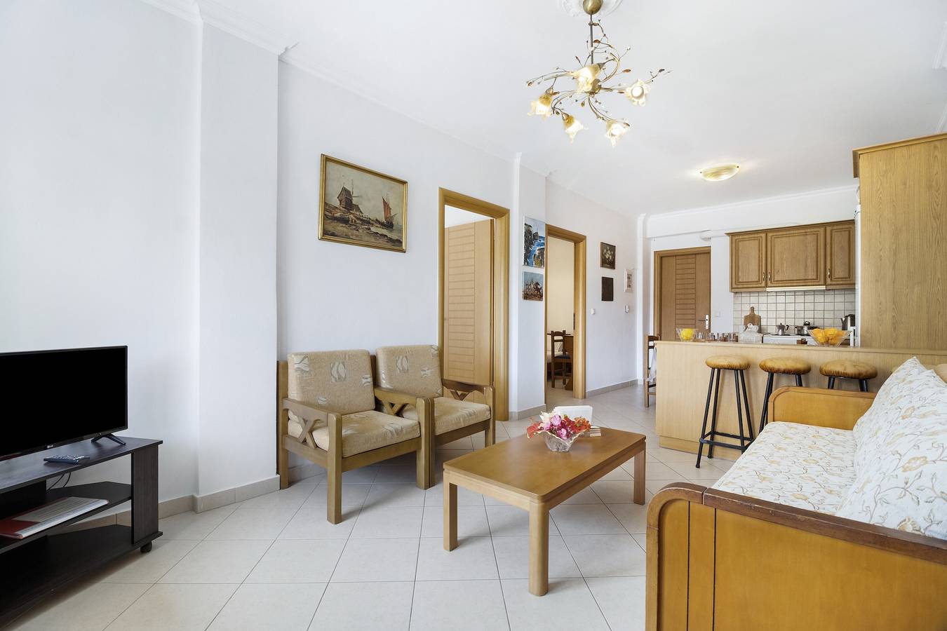 Entire apartment, Apartment 'Panorama 1' with Sea View, Wi-Fi and Air Conditioning in Greece