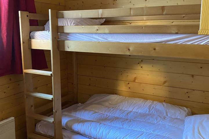 Chalet pour 8 personnes, avec balcon et piscine, animaux acceptés à Valmeinier - 4