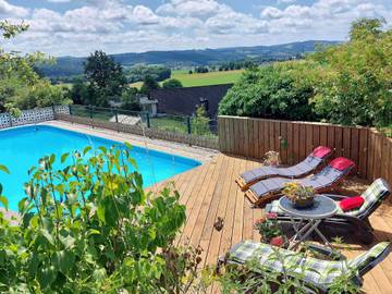 Ferienhaus für 5 Personen, mit Garten und Pool, kinderfreundlich in Attendorn