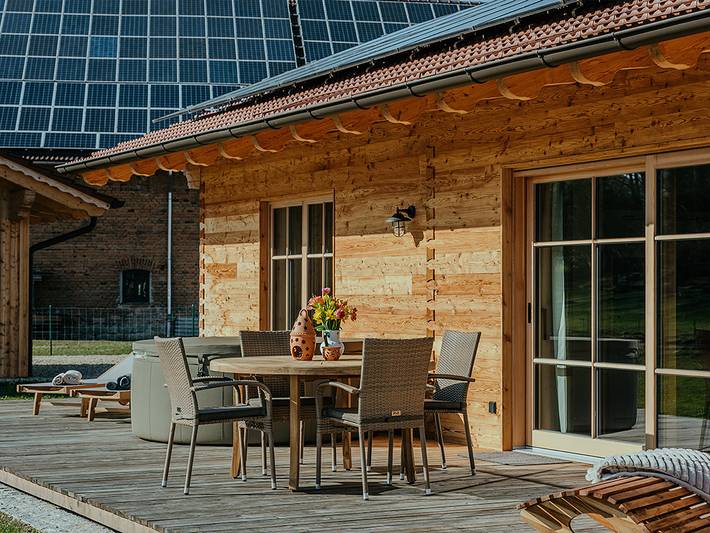 Chalet pour 6 personnes, avec Balcon et Balcon/Terrasse ainsi que Jacuzzi et Terrasse en Bavière - 4
