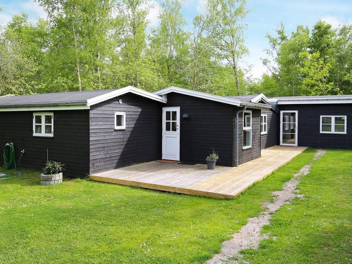 Ferieudlejning for 8 personer, med terrasse, børnevenlig i Ellinge Lyng