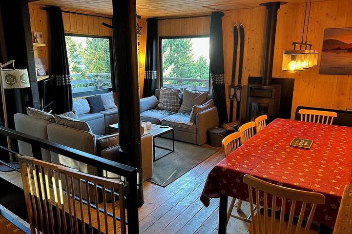Chalet pour 8 personnes, avec balcon