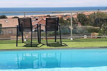 Villa pour 6 personnes, avec balcon et jardin à Fleury