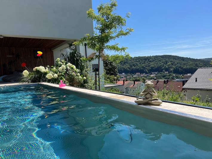 Chalet für 4 Personen, mit Terrasse und Pool sowie Garten in Niederbayern - 4