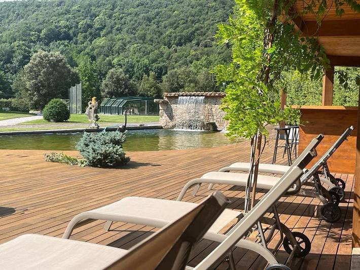 Casa de vacaciones para 4 personas, con jardín además de piscina y vistas en Garrotxa - 3