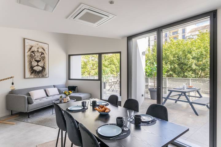 Appartement de vacances pour 4 personnes, avec Balcon et Terrasse à Rennes