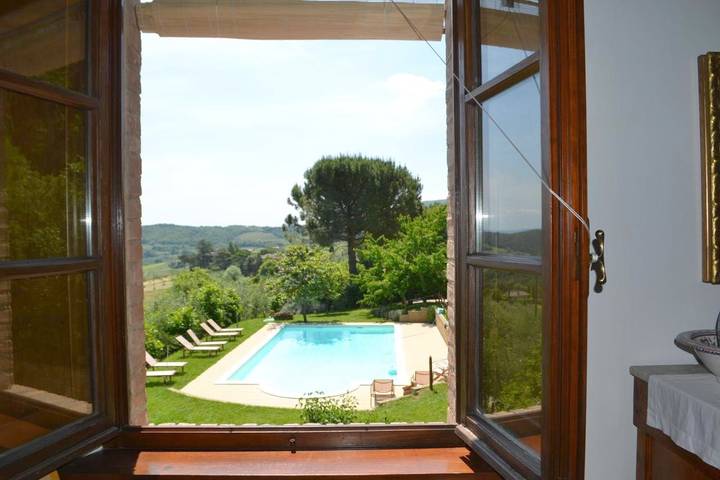 Agriturismo per 2 persone, con Terrazza e Giardino nonché Piscina a Montepulciano