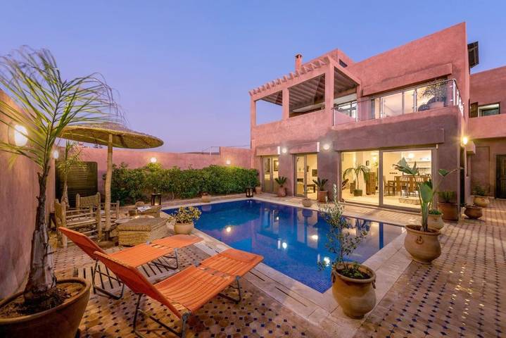 Villa voor 8 personen, with zwembad and uitzicht as well as terras in Marokko