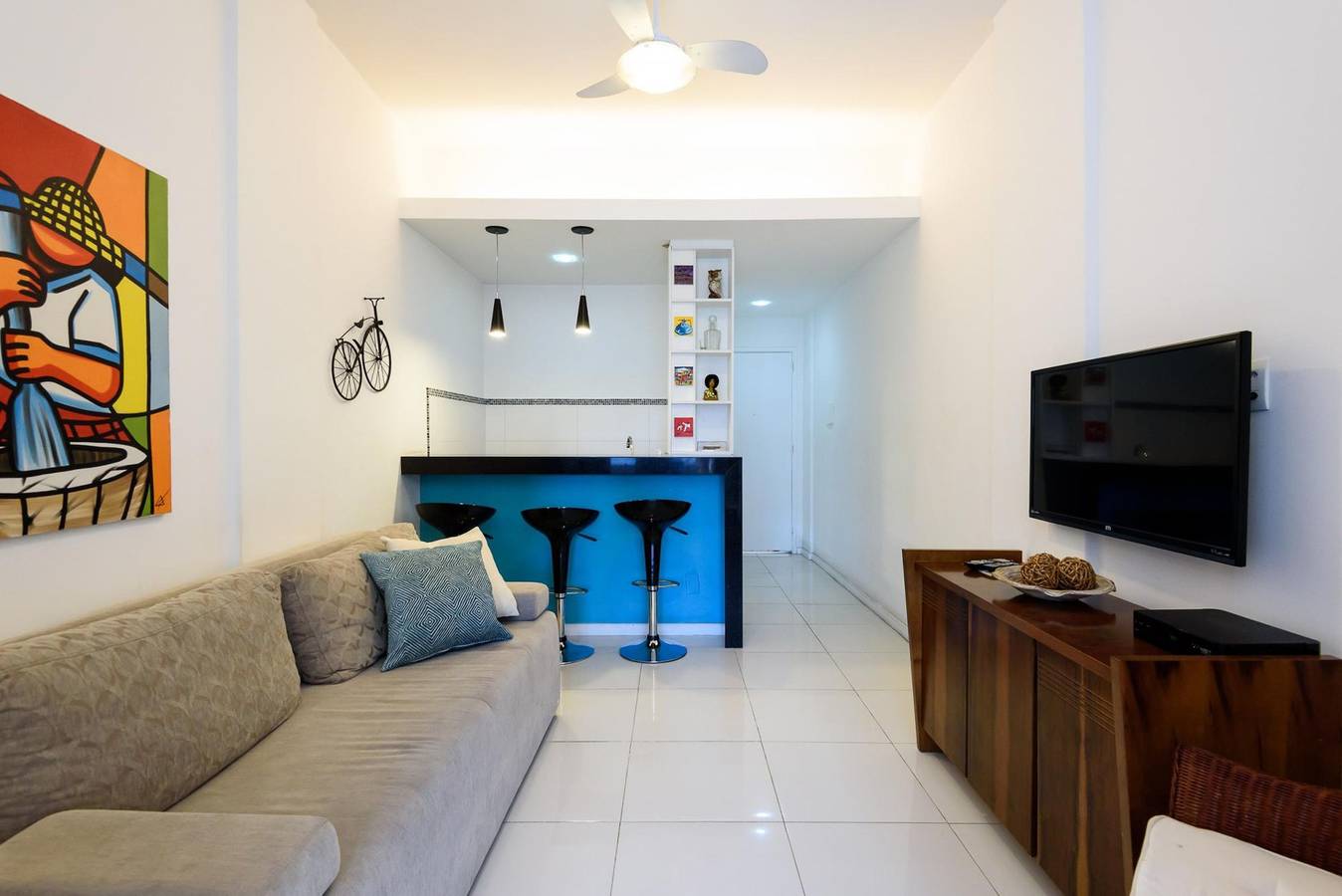 Appartamento intero, A 450 metros de la playa de Leme | Pi903 in Copacabana, Rio de Janeiro