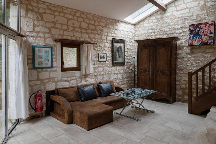 Location de vacances pour 6 personnes, avec jardin à Ligré - 4
