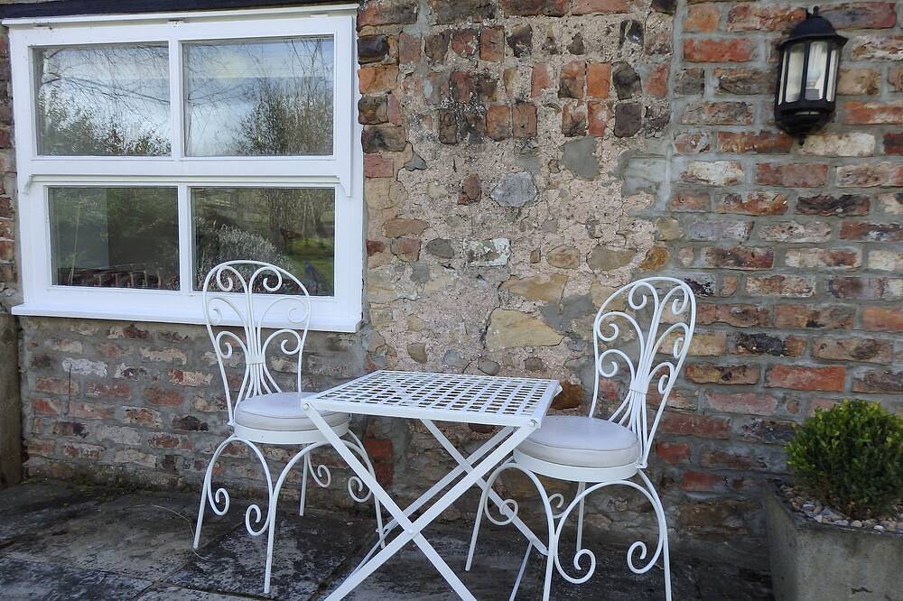 Gemütliches Cottage mit Holzbalken, privatem Garten und Blick auf die Landschaft in Nördliches Yorkshire
